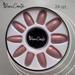 Типсы для искусственных ногтей с клеем, 24 шт. Deni Carte