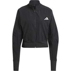 Водолазка с застежкой-молнией по всей длине Adidas, черный