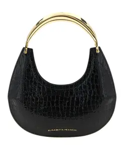 Сумка-Хобо (маленькая) через плечо Elisabetta Franchi, черный