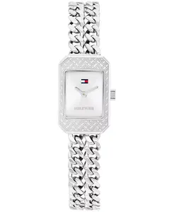 Женские часы на стальном браслете Quartz Silver Tone, 16 мм Tommy Hilfiger