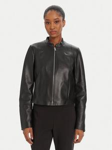 Кожаная куртка regular fit Lasari 50541262 Hugo, черный