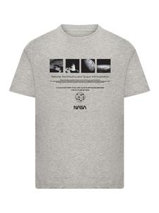 Футболка NASA Retro Photo Ad The Future Is Now в пестром сером цвете F4NT4STIC