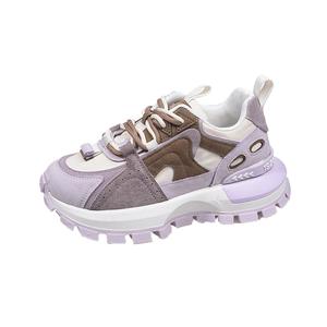 SUPEREDGE Женские повседневные низкие кеды с амортизацией, противоскользящей и износостойкой подошвой фиолетового цвета, цвет Purple