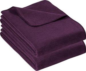 Одеяло Erwin Müller 2er-Pack 164809, 150x1x200 см цвет aubergine