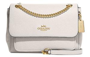 COACH Кожаная сумка через плечо среднего размера