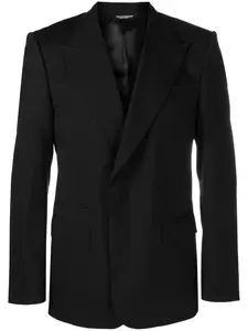 Двубортный пиджак Sicilia DOLCE & GABBANA, черный