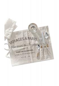 Набор из 2 подставок Voyage кремовый Loberon, creme