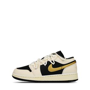 Jordan Air 1 противоскользящие износостойкие низкие детские баскетбольные кроссовки beige yellow для подростков