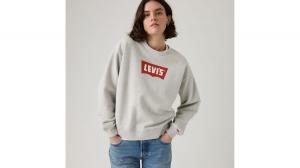Толстовка Graphic Iconic Heritage с круглым вырезом Levi's, Heather Gray - Grey