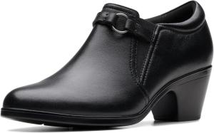 Clarks Women's Emily 2 Erin Pump, Black Leather