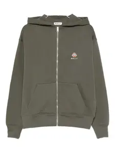 Худи на молнии Bally, зеленый