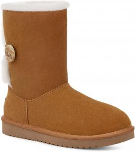 Koolaburra by UGG Women's Nalie Short Mid Calf Boot, Chestnut