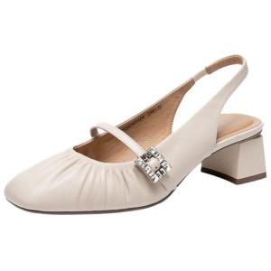 Туфли на высоком каблуке Muted Series 4 см, женские C°BANNER, Beige