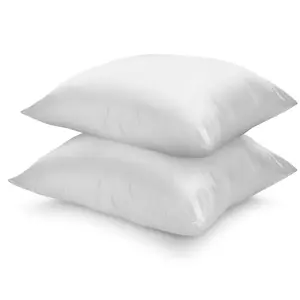 Подушка 60 х 60 см, комплект из 2 шт., жесткая, наполнитель Cyclafill из переработанных пластиковых бутылок, подходит для аллергиков, для сна sleepling