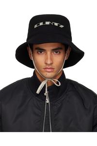 Rick Owens Drkshdw Черные конкордианы шляпа Гиллигана