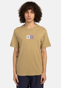 Футболка с принтом Element, светло-коричневый