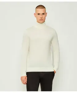 Шерстяной свитер с высоким воротом Modern fit Joop!, бежевый