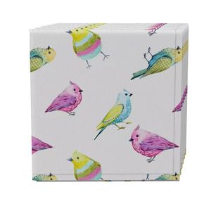 Набор салфеток из 4 шт., 100 % хлопок, 20x20 дюймов, Rainbow Birds
