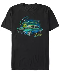 Мужская футболка с коротким рукавом Camaro Simple из мягкой ткани Fifth Sun, черный