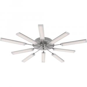 Globo Lighting Светодиодный потолочный светильник Varazze серебристый металлик