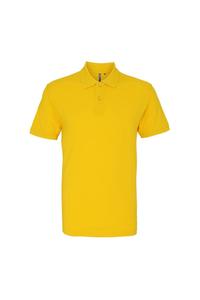 Простая рубашка-поло с короткими рукавами Asquith & Fox, желтый