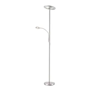 JUST LIGHT Торшер "Ls-ROCCO" Рост: 195 см, цвет edelstahlfarben