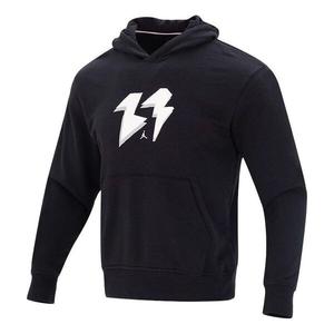 Толстовка Air Jordan Flight MVP Fleece Pullover Hoodie 'Black', черный