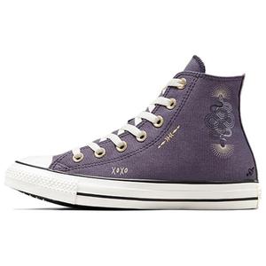Chuck Taylor All Star Canvas Shoes Women's High-top Фиолетовый/белый Converse