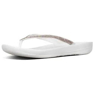 Шлепанцы Fitflop Iqushion Sparkle, красный