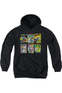 Супермен худи с капюшоном для молодежи Gildan, черный