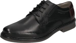 Мужские деловые туфли Bugatti, мужские шнурованные, черный/коричневый/темно-коричневый