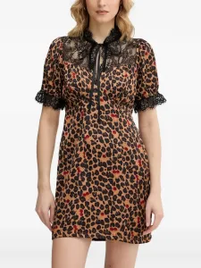 Платье мини Lyla NEVER FULLY DRESSED, коричневый