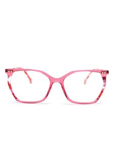Очки в геометрической оправе Carolina Herrera, розовый