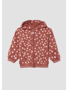 s.Oliver Куртка-толстовка 38A4 рубиново-красного цвета