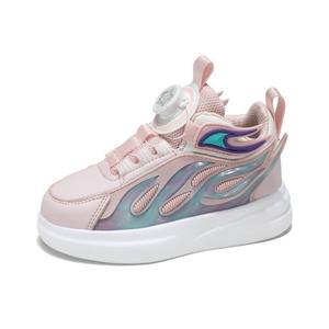 Износостойкие легкие амортизирующие дышащие противоскользящие детские скейтборд кроссовки Wooden Rabbit, розовый