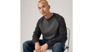 Толстовка с круглым вырезом Red Tab Levi's, Posie Dark Phantom - Black