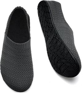 Водонепроницаемая обувь WateLves для женщин и мужчин, дорожные тапочки, носки, домашние тапочки, быстросохнущие аква-носки для пляжа, темно-серый