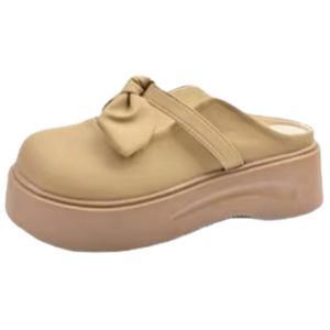 Женские сандалии с закрытым носком, устойчивые к истиранию и скольжению WUJI, Khaki