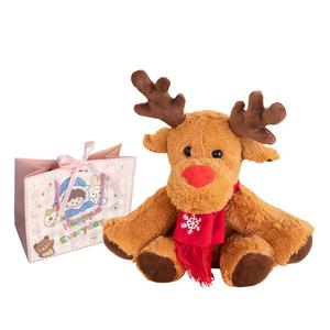 Мягкая и милая плюшевая кукла олененка высотой 30 см XIWANTONG