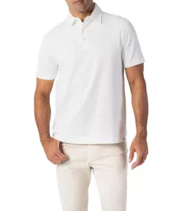 Рубашка-Поло Walker с коротким рукавом Robert Talbott, белый