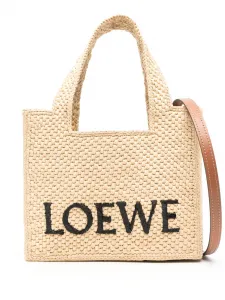 Сумка-тоут Loewe Font размера мини, нейтральный