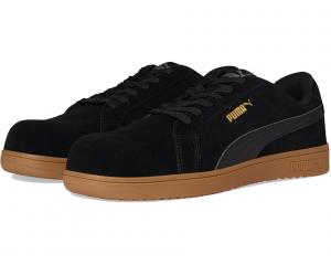 Ботинки PUMA Safety Iconic Suede Low EH, цвет Black/Black/Gum