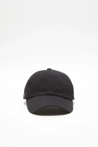 Хлопковая саржевая шапочка Acne Studios, черный