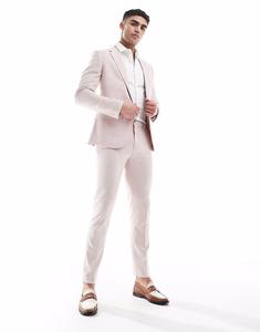 Узкие брюки в средне-розовом цвете River Island