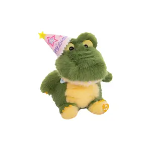 Милые плюшевые куклы с животными медвежонок и зайчик хлопают и поют с записью высота 20см PUDOWRABBIT