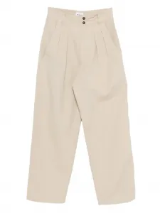 Брюки Надин со складками Marant Étoile, нейтральный