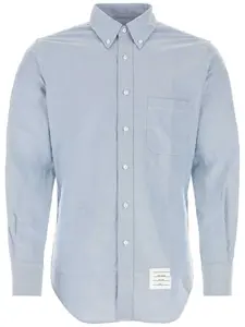 Рубашка на пуговицах THOM BROWNE, синий