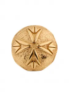 Серьга с логотипом Scudo Emanuele Bicocchi, золотистый