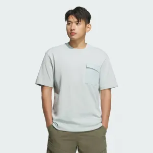 Футболка adidas City Escape свободного кроя из смешанных тканей с коротким рукавом и карманом