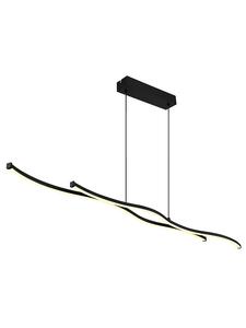 Globo lighting Подвесной светодиодный светильник "Boyd" черного цвета - (Д)110,4 x (Ш)8,6 x (В)120 см